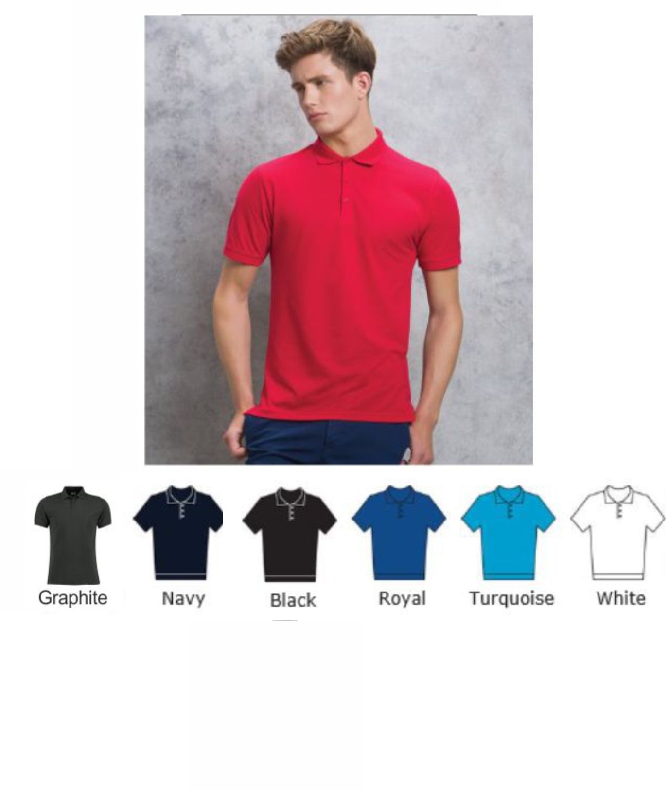 Kustom Kit KK413 Men's Super wash Slim Fit Polo  Kustom Kit KK413 Men's Super wash Slim Fit Polo